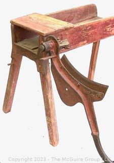 19th c Corn Fodder Cutter {NO SHIPPING}