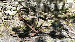 Primitive Horse Drawn Single Row Cultivator