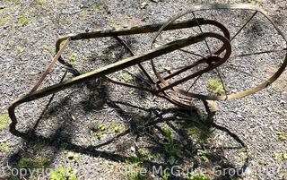 Primitive Horse Drawn Single Row Cultivator