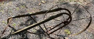 Primitive Horse Drawn Single Row Cultivator