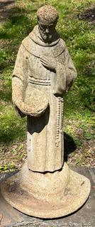 Cement Outdoor Garden Statue of St. Francis. {NO SHIPPING}