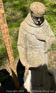 Cement Outdoor Garden Statue of St. Francis. {NO SHIPPING}