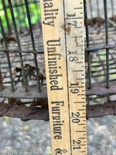 Primitive Metal Bird Cage, Some Rust {NO SHIPPING}