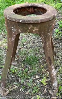 Cast Iron Stool or Machinery Base. {NO SHIPPING}
