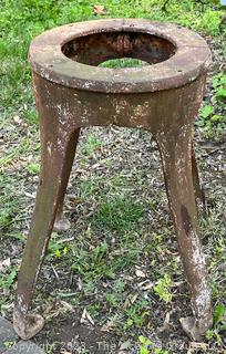 Cast Iron Stool or Machinery Base. {NO SHIPPING}
