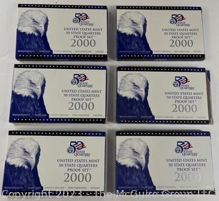 2000 United States Mint 50 State Quarter Proof Set (x6)