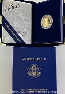 1998 American Eagle Proof Quarter-Ounce Gold Bullion Coin  