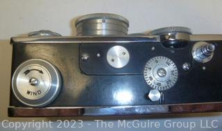 Selection of TWO (2) ARGUS C3 35mm film cameras; one leather camera case; both clean and mechanically working