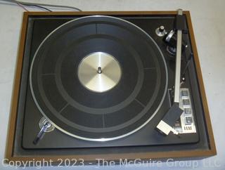 Vintage Benjamin Miracord ELAC 50H Record Player Turn Table Phonograph. w/dust cover and plinth 