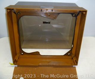 Vintage Benjamin Miracord ELAC 50H Record Player Turn Table Phonograph. w/dust cover and plinth 