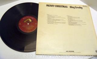 Selection of three (3) vinyl records: Bing Crosby "Christmas"; Michelle Le Grand; Stanley Black