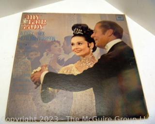 Selection of three (3) vinyl records: Musicals - Evita, Sound of Music w/insert, & My Fair Lady