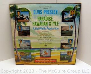 Selection of one (1) vinyl record: Elvis Presley - Paradise - Hawaiian Style