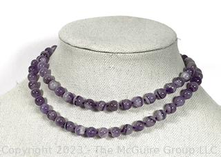 Amethyst Bead Necklace