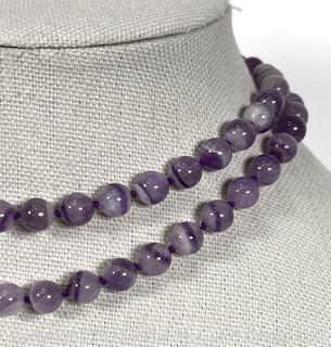 Amethyst Bead Necklace