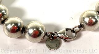 Tiffany Sterling Silver Ball Bead Bracelet