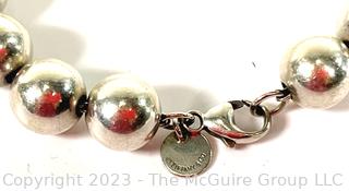 Tiffany Sterling Silver Ball Bead Bracelet