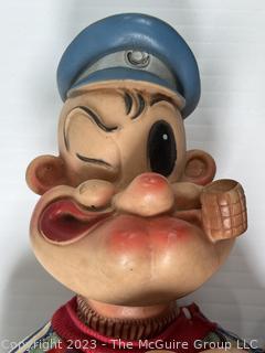 Vintage 1958 Popeye The Sailor Man Doll #411 Manufactured By King Features. 