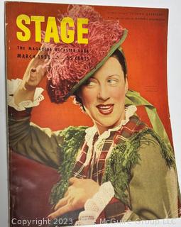 Four (4) Vintage Editions of Stage Magazine