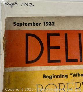 September 1932 Edition of Delineator Magazine