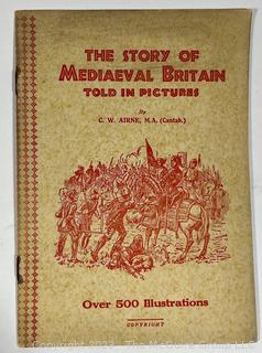 Five (5) Pictorial History of Britain Books Told in Pictures by CW Airne 