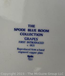 Collection of Blue and White Porcelain Serving Pieces, Various Makers Marks. 