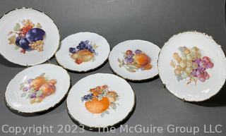 Schumann Arzberg Bavaria German Porcelain Fruit Dessert Plates