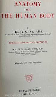 1953 Gray's Anatomy Human Surgery Illustrated Medicine Physician Henry Gray