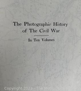 Five (5) Volume Set of The Photographic History Of The Civil War By Henry Steele Commager …