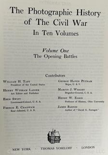 Five (5) Volume Set of The Photographic History Of The Civil War By Henry Steele Commager …