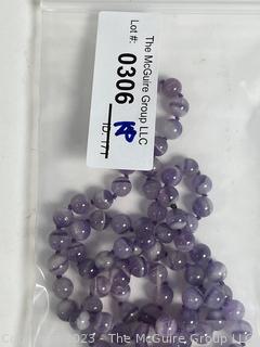 Amethyst Bead Necklace