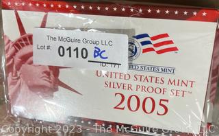 United States Mint 2005 Silver Proof Set (x3)