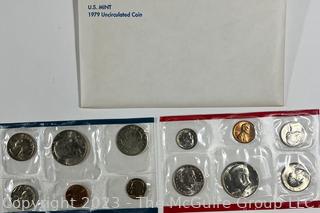 United States Mint 1979 Uncirculated Coin Set (x4)