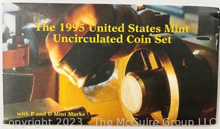 United States Mint 1995 Uncirculated Coin Set (x5)