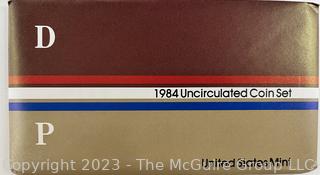 United States Mint 1984 Uncirculated Coin Set (x6)