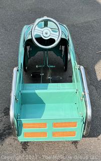 Green Estate Wagon Pedal Car. 41" long