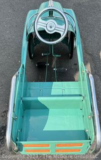 Green Estate Wagon Pedal Car. 41" long