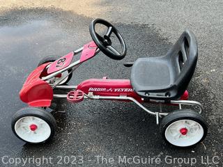 Radio Flyer Classic Pedal Car.  Steering wheel has been repaired. 