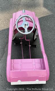 Pink InStep Steel Retro Pedal Car Ride-On Toy 