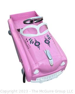 Pink InStep Steel Retro Pedal Car Ride-On Toy 