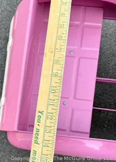 Pink InStep Steel Retro Pedal Car Ride-On Toy 