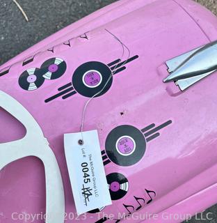 Pink InStep Steel Retro Pedal Car Ride-On Toy 