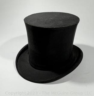 Black Silk Men's Top Hat.