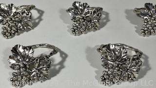 Set of Seven (7) Arthur Court Napkin Rings with Boxes