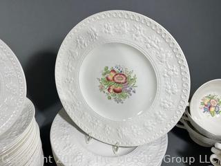 69 Piece Set of Wedgwood Wellesley Mayfair Porcelain Dinnerware