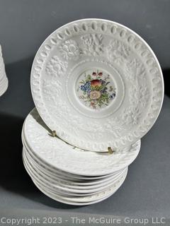 69 Piece Set of Wedgwood Wellesley Mayfair Porcelain Dinnerware