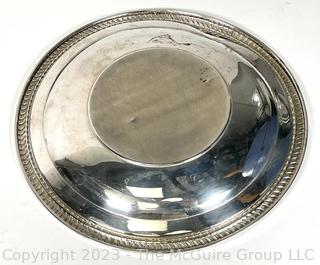 Silver Plate Serving Bowl.  10" diameter