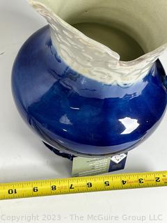 Porcelain Blue and Wash Basin Pitcher