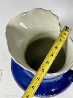 Porcelain Blue and Wash Basin Pitcher