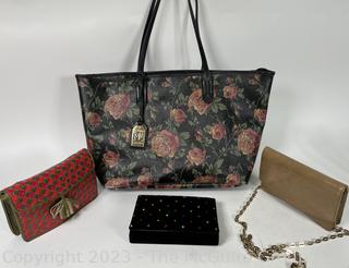 Four (4) Handbags and Tote Including Ralph Lauren.